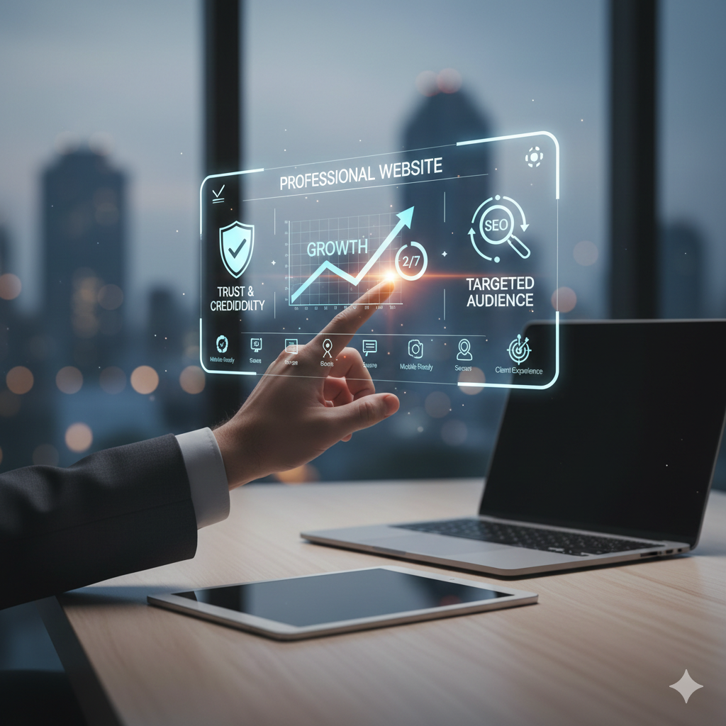 professional website benefits